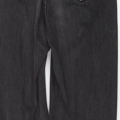 BDG Womens Grey Cotton Mom Jeans Size 26 in L26 in Regular Button