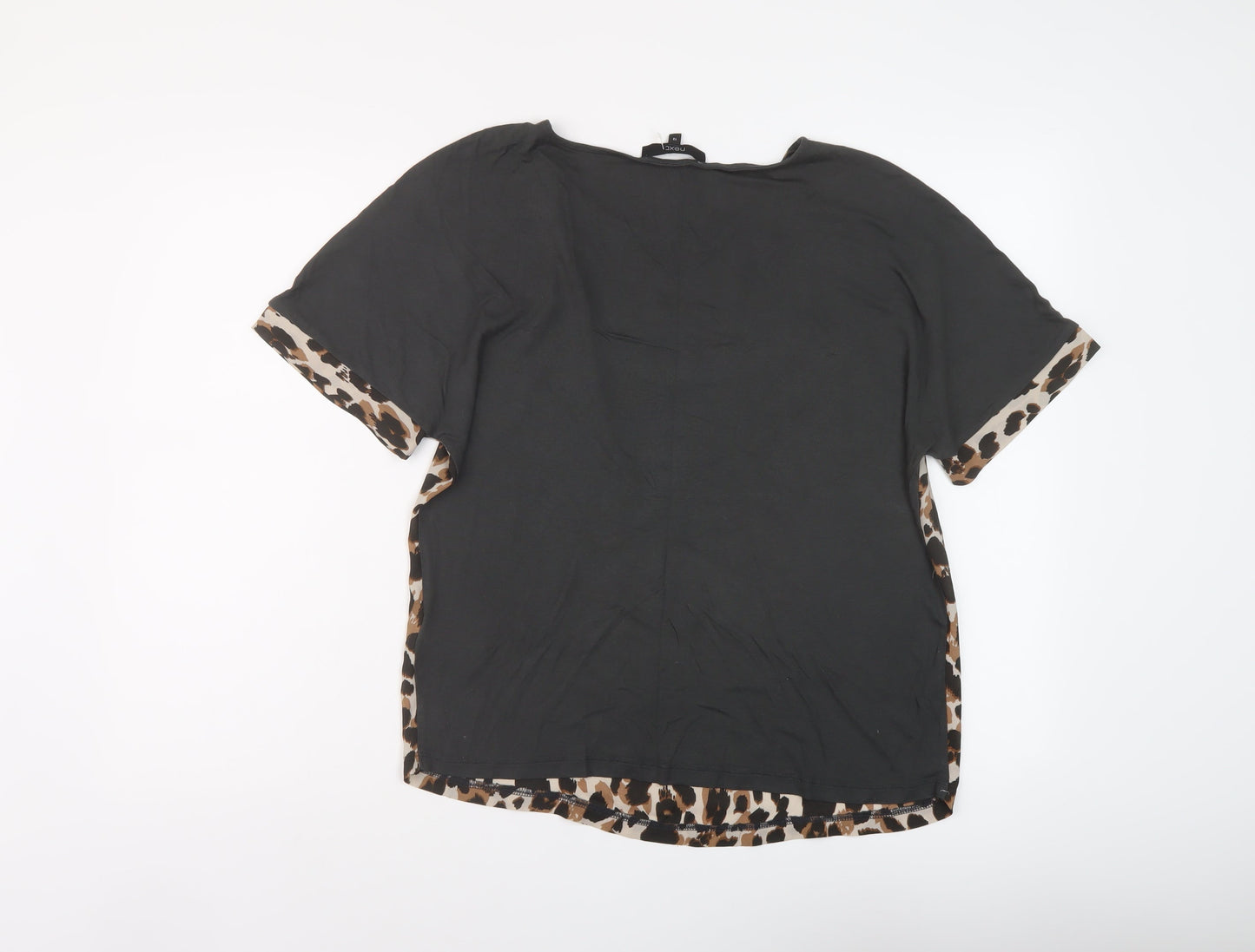 Womens UK Size 12 NEXT Brown Basic T-Shirt