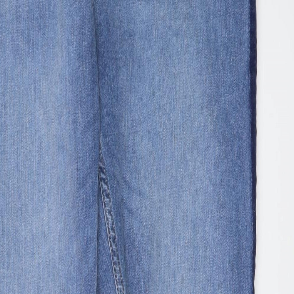 Esprit Mens Blue Cotton Straight Jeans Size 31 in L30 in Slim Button