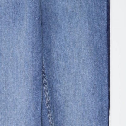 Esprit Mens Blue Cotton Straight Jeans Size 31 in L30 in Slim Button