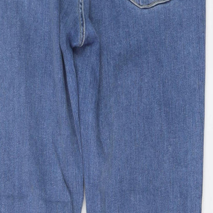 Esprit Mens Blue Cotton Straight Jeans Size 31 in L30 in Slim Button