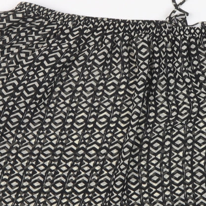 Womens UK Size 12 NEXT Black Basic Blouse
