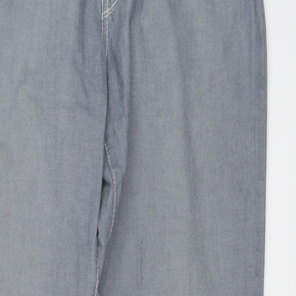 Mens UK Size 32 in BRAX Regular Fit Straight Blue Jeans