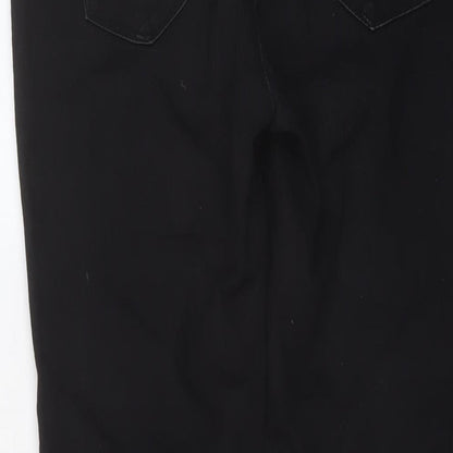 Denim & Co. Womens Black Cotton Jegging Jeans Size 10 L28 in Regular