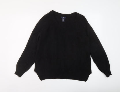Womens UK Size M Gap Black Pullover Jumper