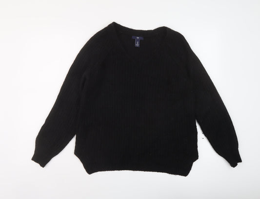 Womens UK Size M Gap Black Pullover Jumper