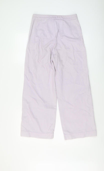Womens UK Size 8 Weekday Regular Fit Wide-Leg Purple Jeans
