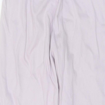 Womens UK Size 8 Weekday Regular Fit Wide-Leg Purple Jeans
