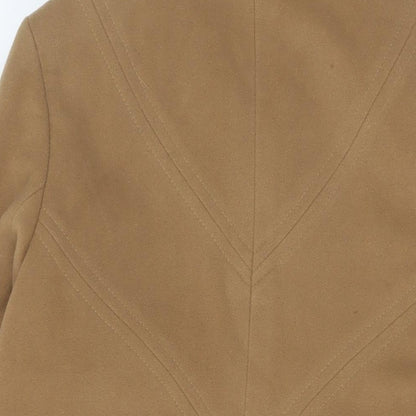 Womens UK Size 10 Style Beige Overcoat