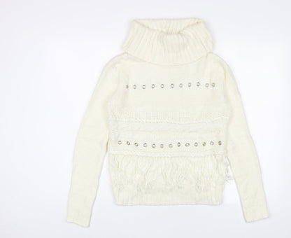 Womens UK Size 8 Urban Bliss White Pullover Jumper