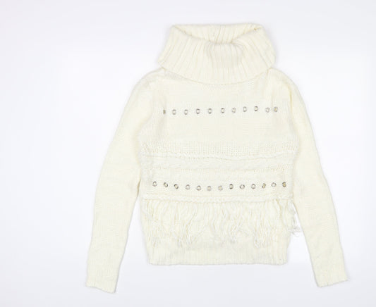 Womens UK Size 8 Urban Bliss White Pullover Jumper