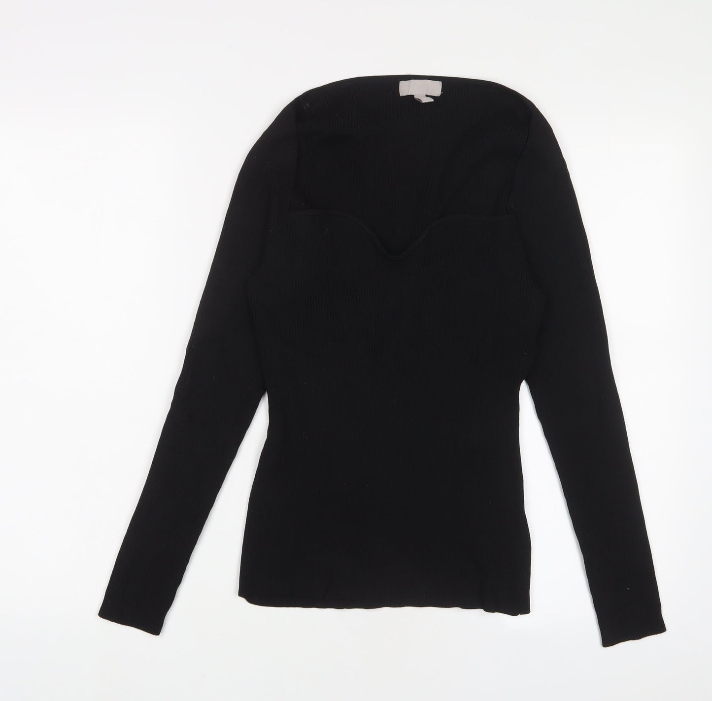 Womens UK Size M H&M Black Pullover Jumper