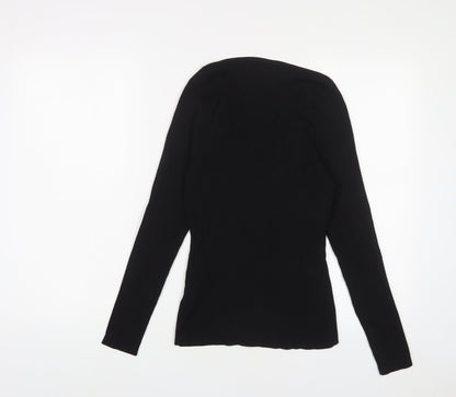 Womens UK Size M H&M Black Pullover Jumper