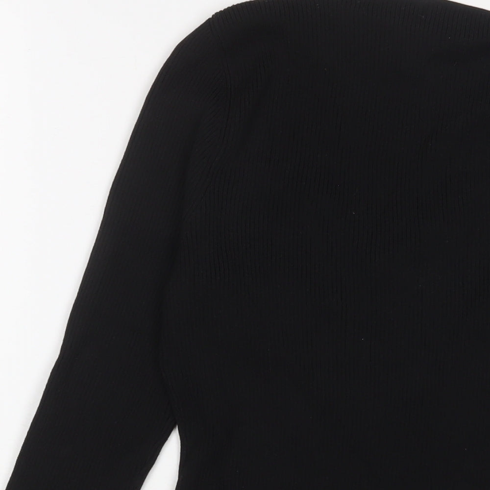 Womens UK Size M H&M Black Pullover Jumper