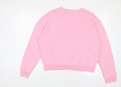 MyNelly Womens Pink Cotton Pullover Sweatshirt Size S Pullover - This is my day off sweatshirt