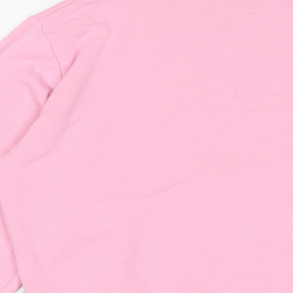 MyNelly Womens Pink Cotton Pullover Sweatshirt Size S Pullover - This is my day off sweatshirt