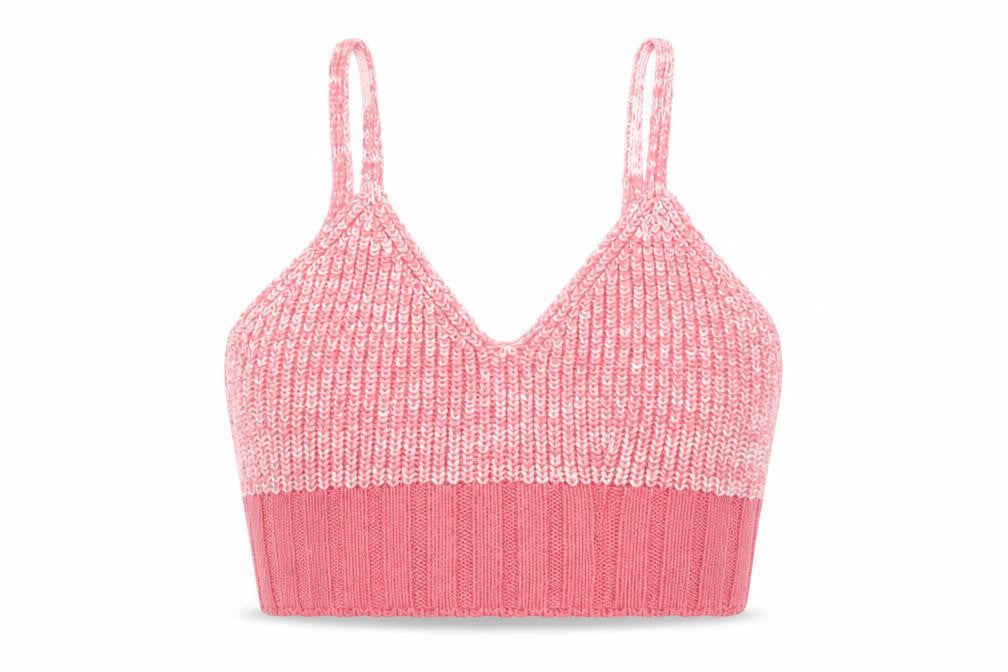 Womens UK Size 10 ASOS Pink Cropped Tank