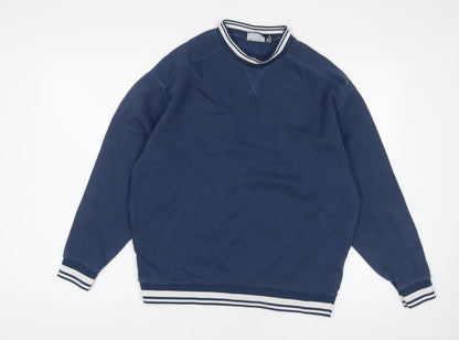 Mens UK Size S ASOS Blue Pullover Sweatshirt