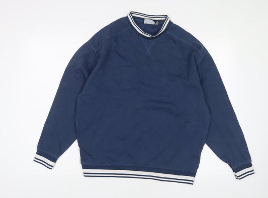 Mens UK Size S ASOS Blue Pullover Sweatshirt