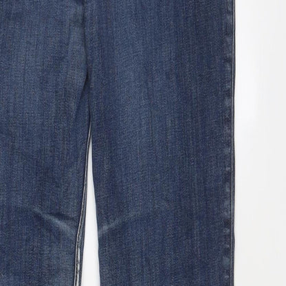 Lee Mens Blue Cotton Skinny Jeans Size 30 in L33 in Regular Zip - Long Leg