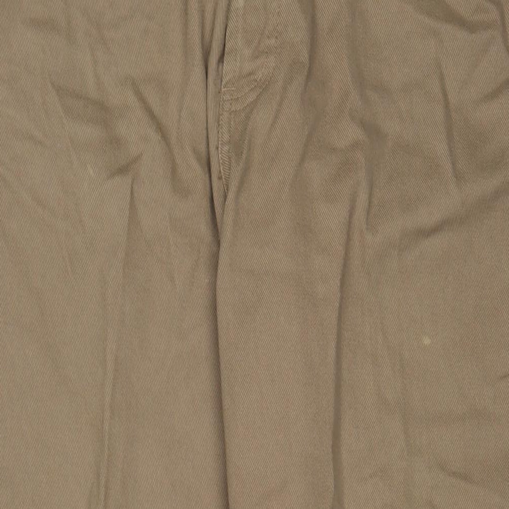Mens UK Size 34 in Trading-Co Regular Fit Straight Brown Jeans