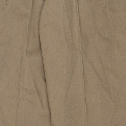 Mens UK Size 34 in Trading-Co Regular Fit Straight Brown Jeans