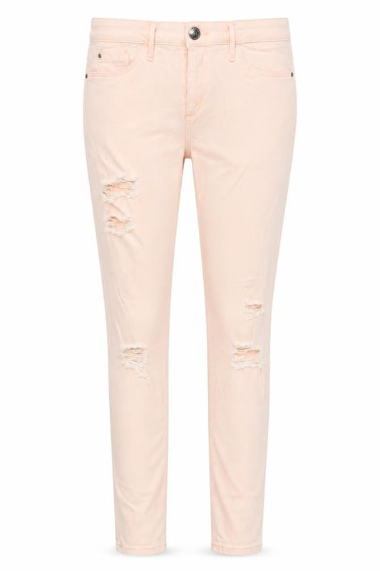 Womens UK Size 12 River Island Regular Fit Skinny Pink Jeans