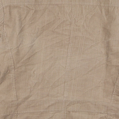Klass Womens Beige Jacket Size 12 Button
