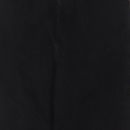 Woodys Mens Black Cotton Straight Jeans Size 30 in L30 in Regular Zip
