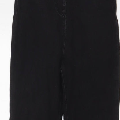 George Girls Black Cotton Jegging Jeans Size 11-12 Years L25 in Regular Pullover