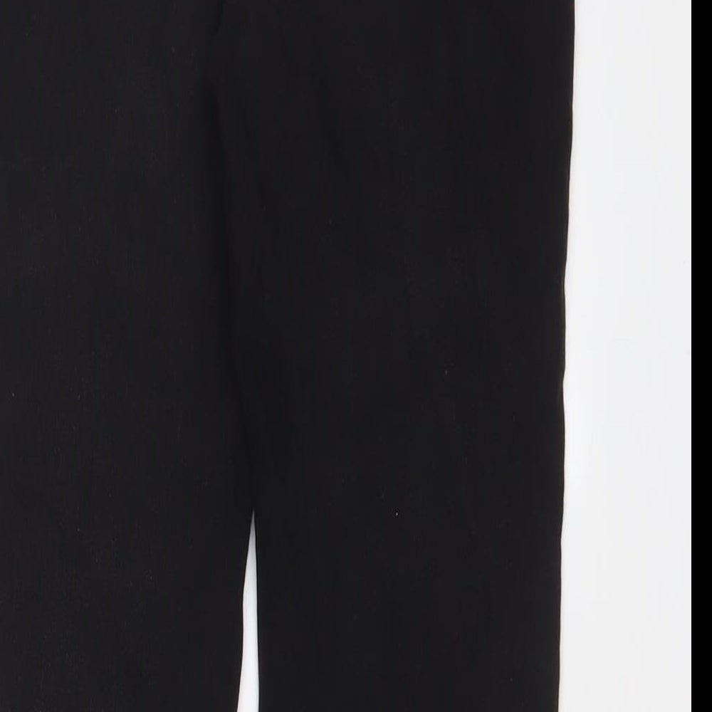 George Girls Black Cotton Jegging Jeans Size 11-12 Years L25 in Regular Pullover