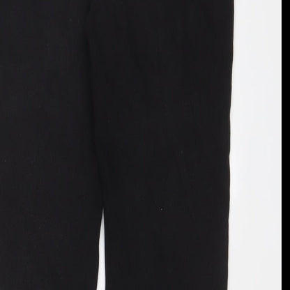 George Girls Black Cotton Jegging Jeans Size 11-12 Years L25 in Regular Pullover
