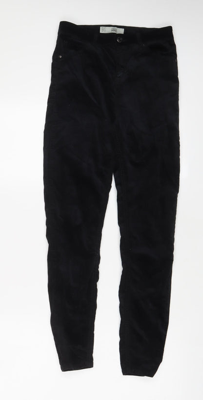 Womens UK Size 26 in Topshop Regular Fit  Black Trousers