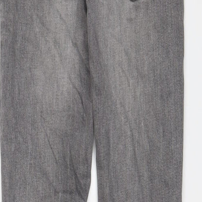 Mens UK Size 26 in NEXT Regular Fit Skinny Grey Jeans