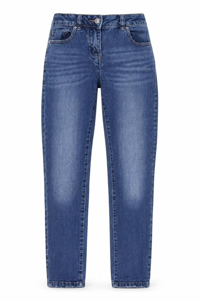 Womens UK Size 6 NEXT Relaxed Fit Skinny Blue Jeans