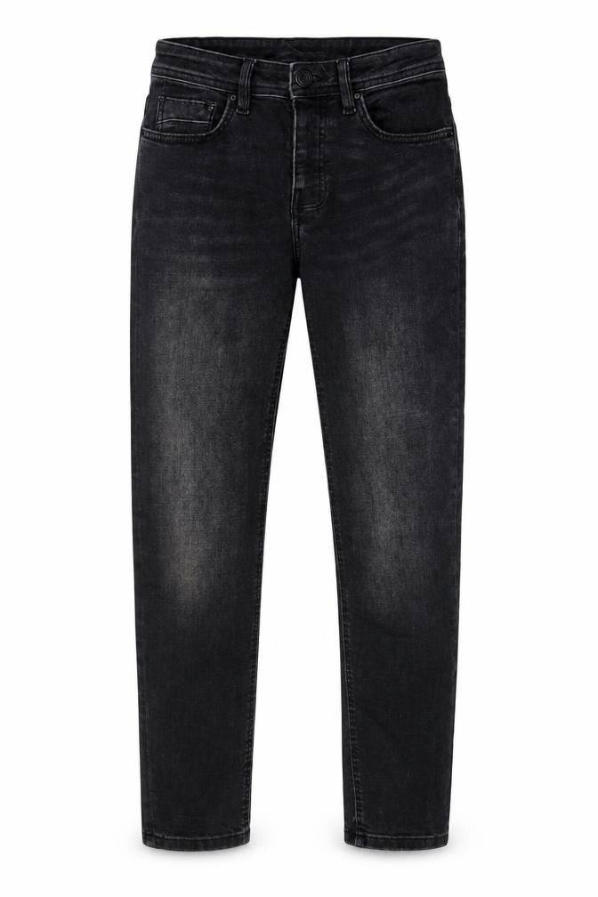 Mens UK Size 28 in Denim & Co. Regular Fit Straight Grey Jeans