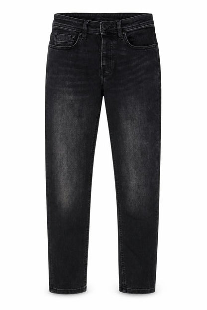 Mens UK Size 28 in Denim & Co. Regular Fit Straight Grey Jeans