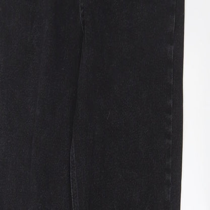 ASOS Womens Black Cotton Skinny Jeans Size 26 in L32 in Regular Zip