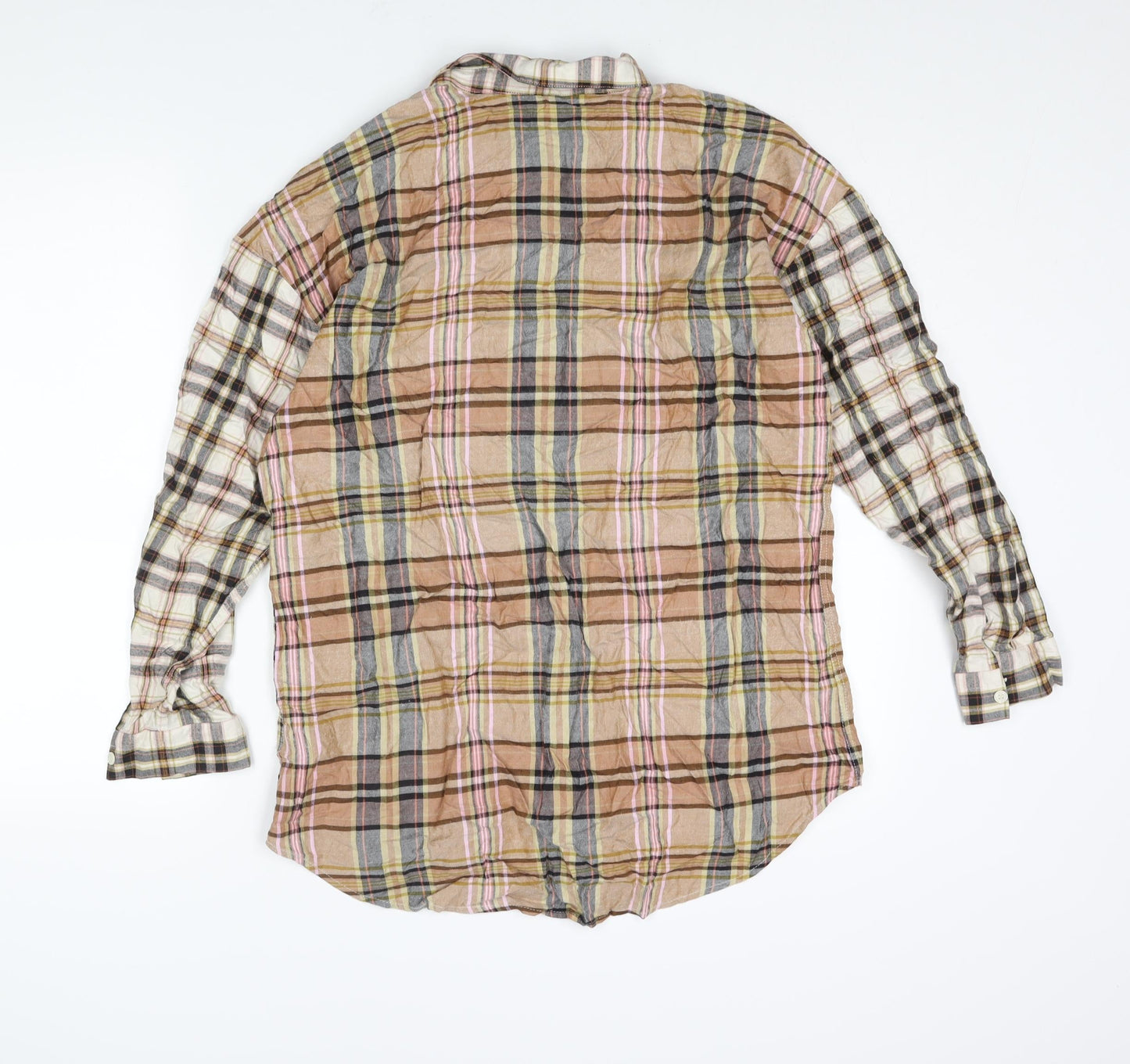 Womens UK Size 14 NEXT Multicoloured Basic Button-Up