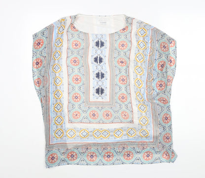 Womens UK Size 14 Classic Multicoloured Basic Blouse