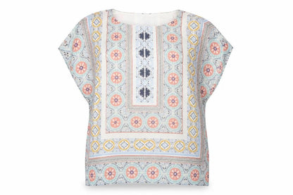 Womens UK Size 14 Classic Multicoloured Basic Blouse