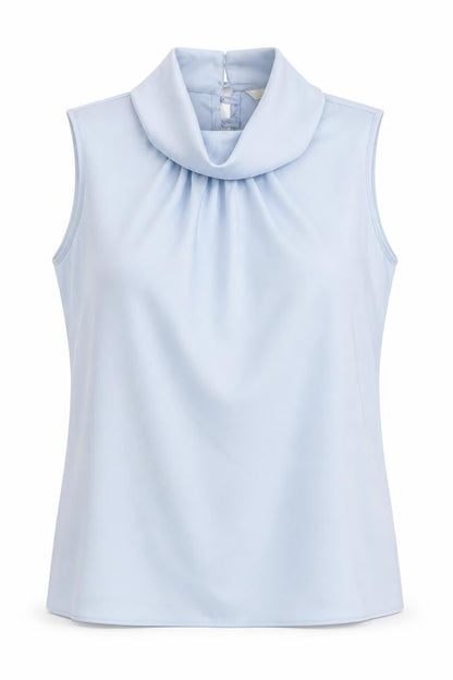 Womens UK Size 10 Marks and Spencer Blue Camisole Blouse