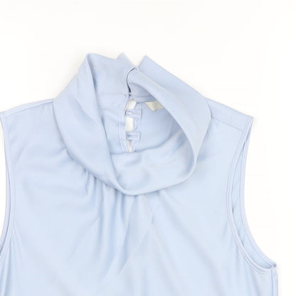 Womens UK Size 10 Marks and Spencer Blue Camisole Blouse