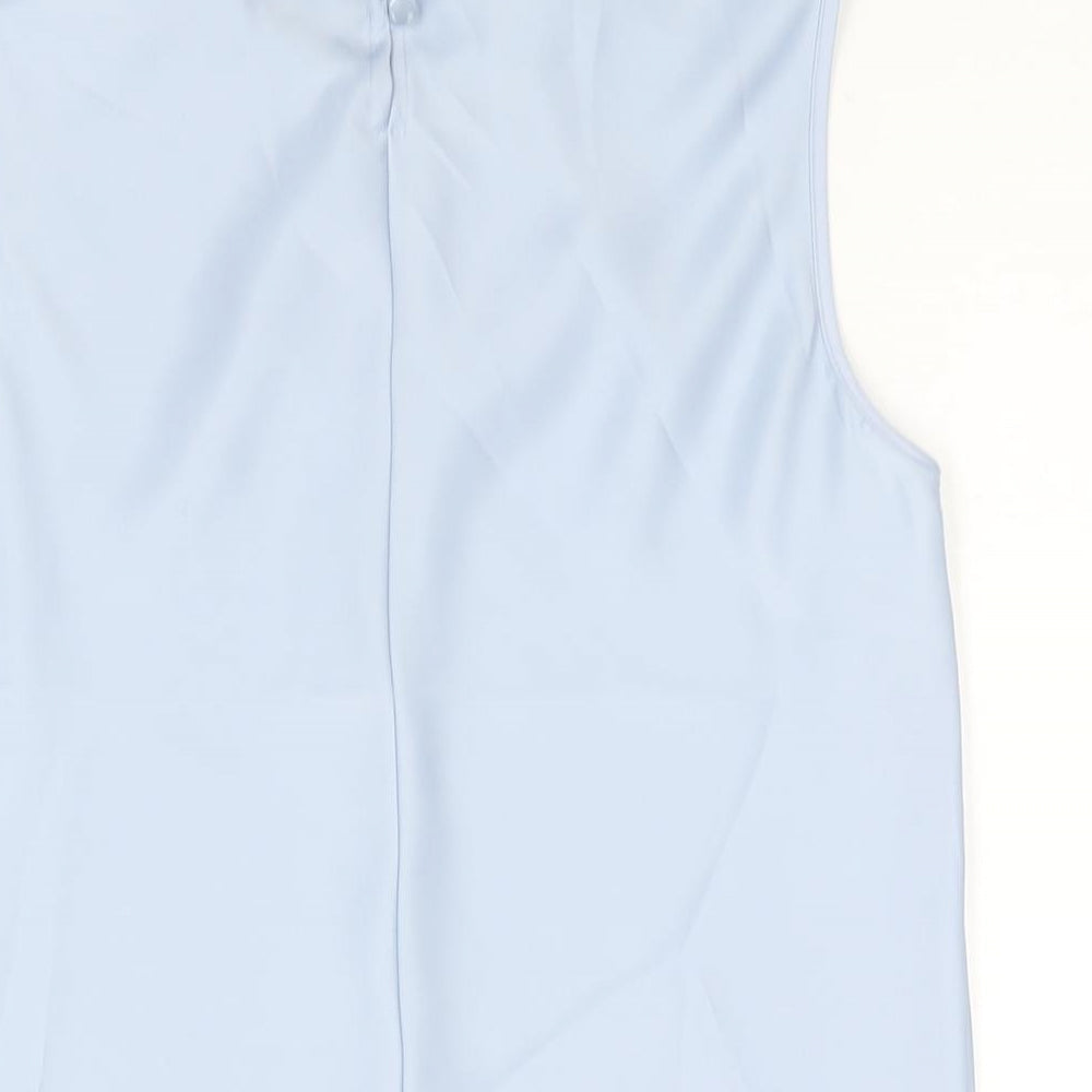 Womens UK Size 10 Marks and Spencer Blue Camisole Blouse