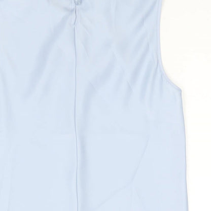 Womens UK Size 10 Marks and Spencer Blue Camisole Blouse