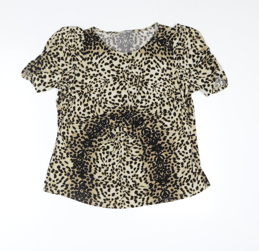 Womens UK Size 18 Marks and Spencer Brown Basic Blouse