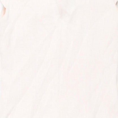 Oui Womens Pink Polyamide Shift Size 14 V-Neck Zip
