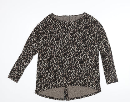 Womens UK Size 12 NEXT Brown Pullover Jumper