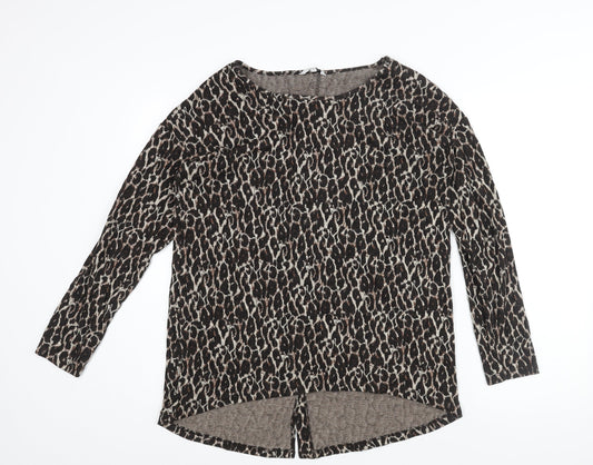 Womens UK Size 12 NEXT Brown Pullover Jumper