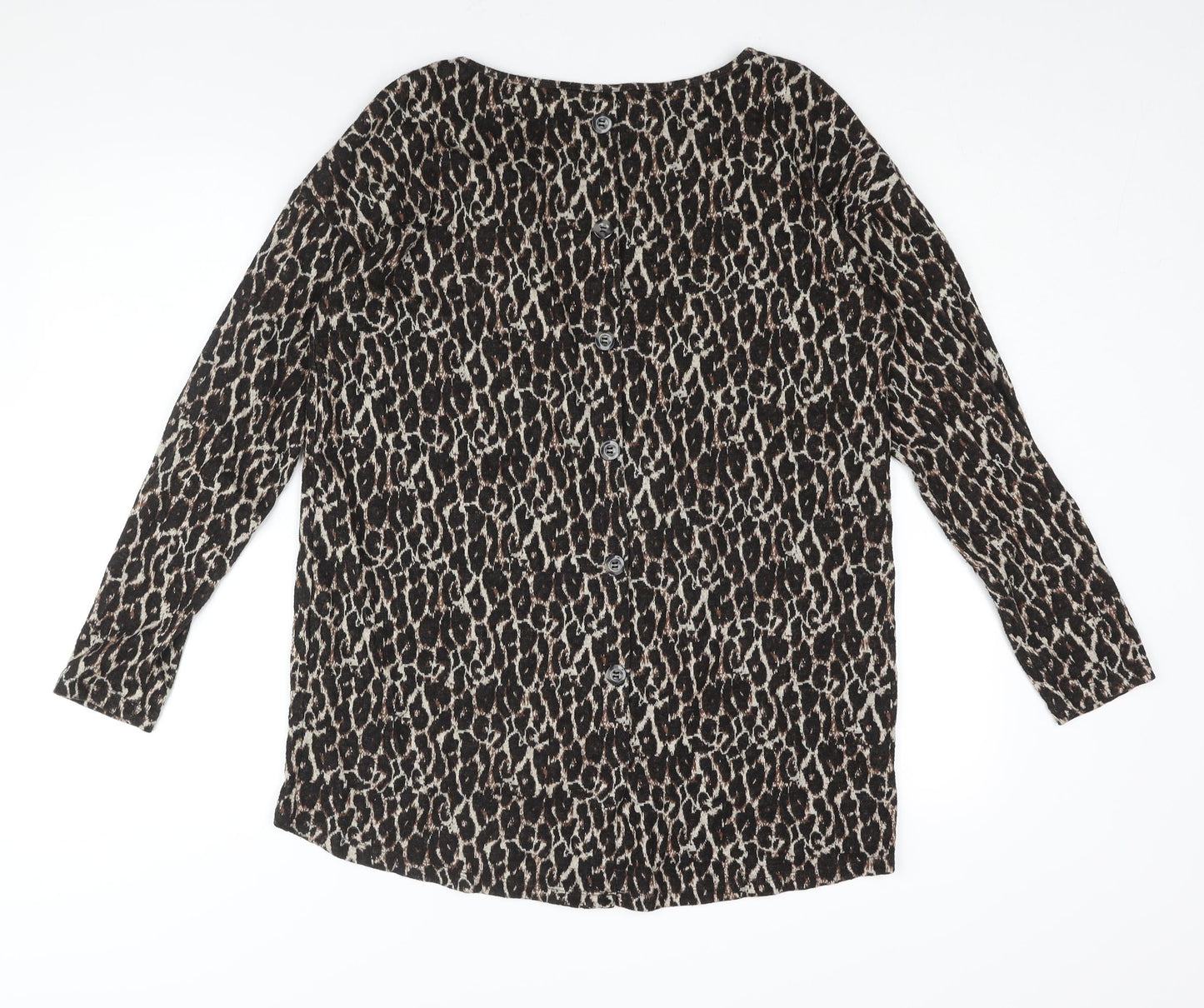 Womens UK Size 12 NEXT Brown Pullover Jumper